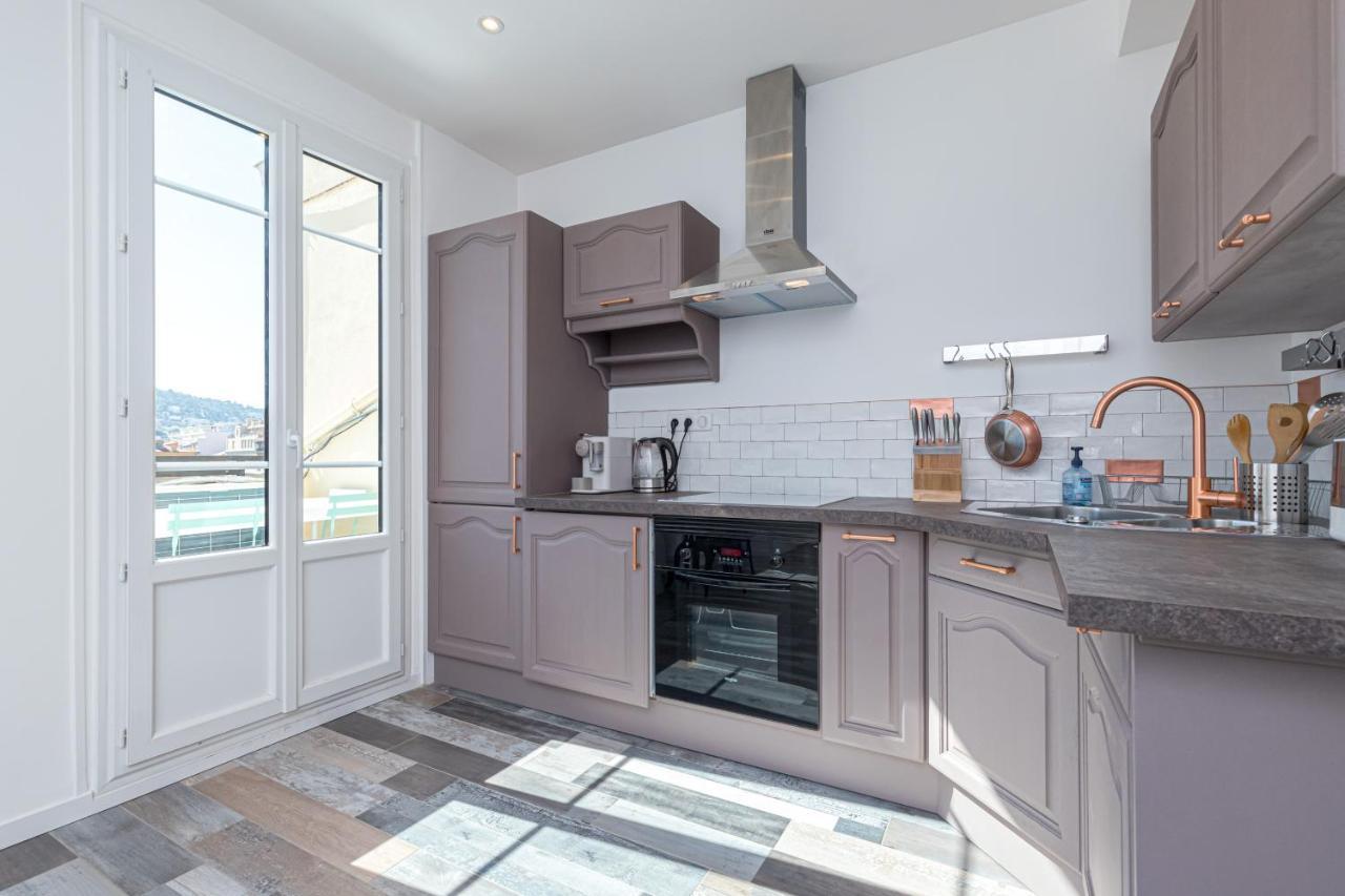 Squared Head-Apartment With Terrace In Nizza Esterno foto