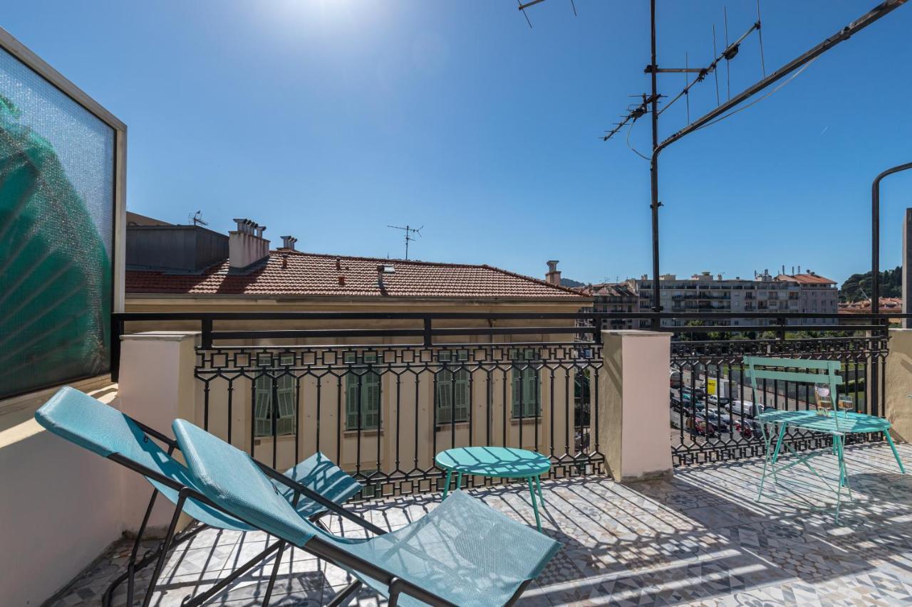 Squared Head-Apartment With Terrace In Nizza Esterno foto